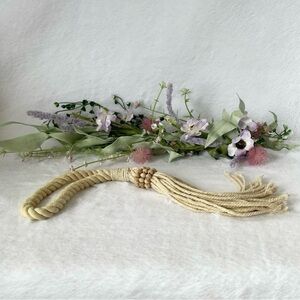 Decorative Braided Rope Loop Hanger Plant Accessory Home Decor